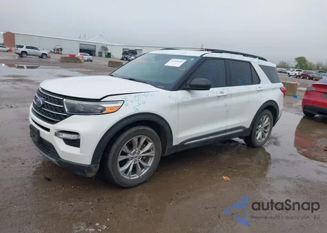 2021 Ford Explorer Xlt z USA, uszkodzony, nr VIN 1FMSK7DH2MGA04796